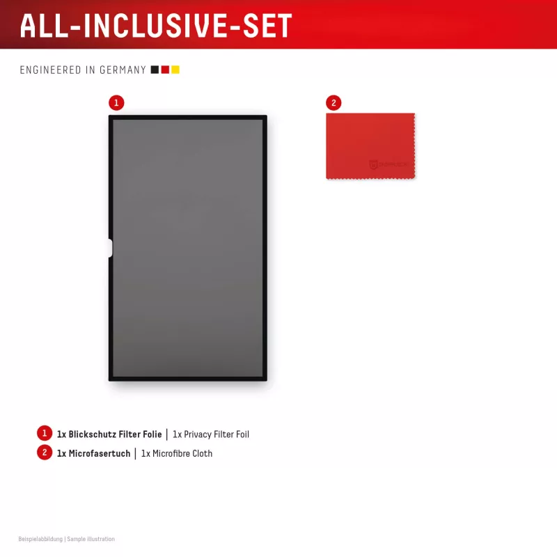 Displex PRIVACY SAFE abnehmbarer Zwei-Wege-Sichtschutzfilter für Studio Display 27 Zoll