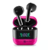 Music Sound SPARK Auricolare TWS con Display LED, True Wireless Stereo (TWS), Anrufe/Musik, 66 g, Headset, Pink