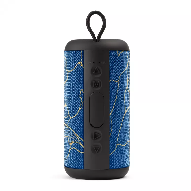 Musik Sound Vertikaler Bluetooth-Lautsprecher 5WATT, 5 W, Kabellos, 0,15 m, Mono tragbarer Lautsprecher, Blau, Zylinder