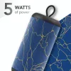 Musik Sound Vertikaler Bluetooth-Lautsprecher 5WATT, 5 W, Kabellos, 0,15 m, Mono tragbarer Lautsprecher, Blau, Zylinder