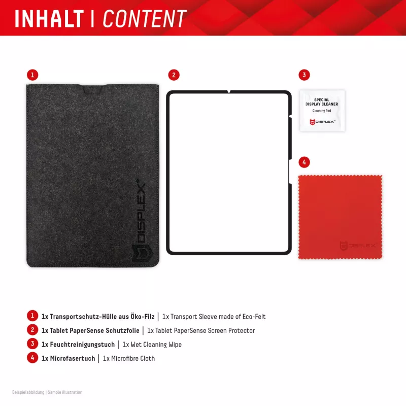 Displex TABLET PAPERSENSE für iPad Pro 13'' (2024)/Air 13'' (2025/2024), abnehmbare Schreib- oder Zeichenfolie mit Paper-Feeling