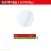 Displex 9H Glas Galaxy Watch 6 Classic (43mm), 2er-Pack, ultradünn, randlos, Anti-Fingerabdruck, hergestellt in Deutschland