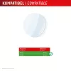 Displex 9H Glas Garmin fenix E/fenix 8 (51mm), 2er-Pack, ultradünn, randlos, Anti-Schmutz, Hergestellt in Deutschland