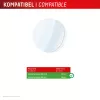 Displex 9H Glas Galaxy Watch 7/6 (44mm), 2er-Pack, ultradünn, randlos, Anti-Fingerprint, made in Germany