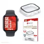 Displex 10H Temperglas für Apple Watch SE3/SE2/SE (40 mm), Full-Body-Hülle, IP68, Snap-On, transparent