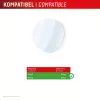 Displayschutzglas Compulocks Displex 9H für Garmin fenix 8 / fenix E (47 mm) – 2er-Pack, ultradünn, randlos, schmutzabweisend