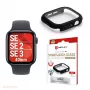 Displayschutz PanzerGlass Displex 10H für Apple Watch SE3/SE2/SE (40 mm) – Ganzkörper, IP68, aufsteckbar, schwarz matt