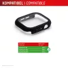 Displayschutz PanzerGlass Displex 10H für Apple Watch SE3/SE2/SE (40 mm) – Ganzkörper, IP68, aufsteckbar, schwarz matt