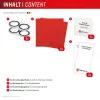 Displex Full Cover Kameralinsen-Glas iPhone 16/16 Plus/17, 10H, vollständiger Kameraschutz, Schnellmontage, 2er-Pack