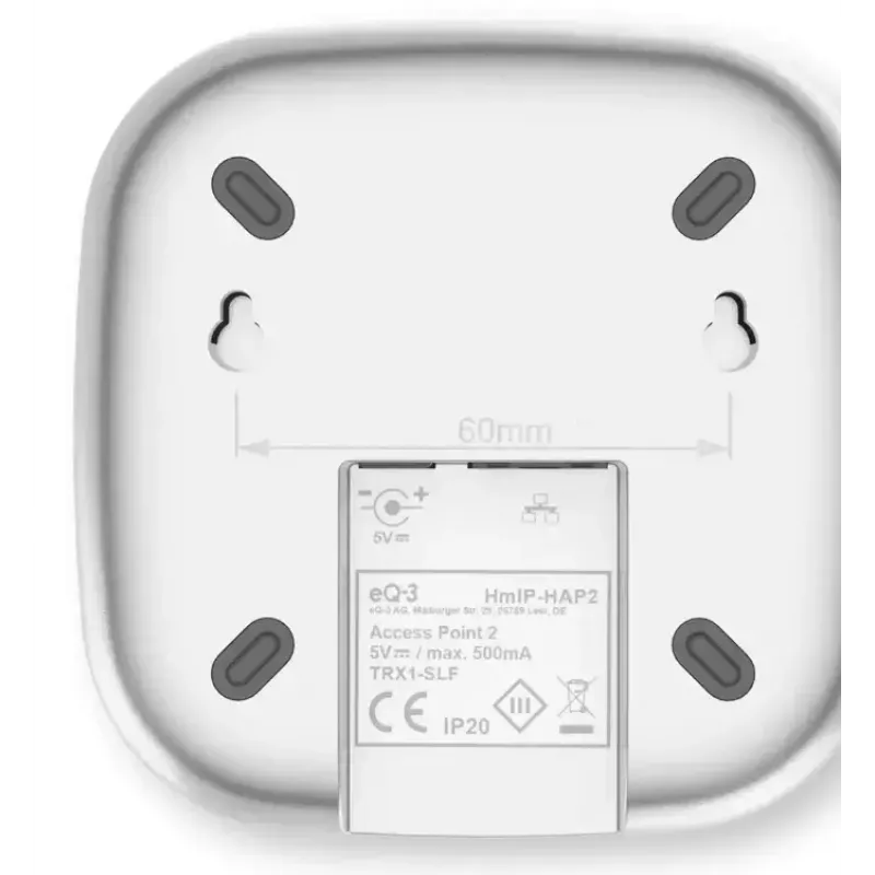 Wireless Access Point HomeMatic Access Point 2 HmIP-HAP2 weiß zur Einrichtung und Steuerung von HomeMatic IP Systemen