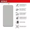 Displex Sichtschutz-Displayschutzfolie (10H) für Samsung Galaxy S25 FE/S24 FE, Eco-Montagerahmen, Sichtschutzfilter