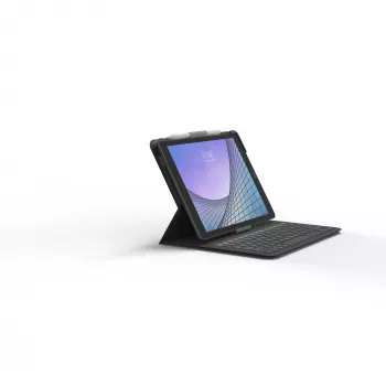ZAGG Tastatur Messenger Folio 2-Apple-iPad 10.2/10.5-Charcoal-German