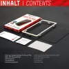 Displex Privacy Full Cover Screen Protector (10H) für Apple iPhone XR/11, Montagerahmen, Privacy-Filter, gehärtetes Glas, kratzfeste Schutzfolie, case-freundlich