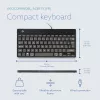 R-Go Tools Ergonomische Tastatur R-Go Compact Break, kompakte Tastatur mit Pausen-Software, AZERTY (FR), kabelgebunden, schwarz