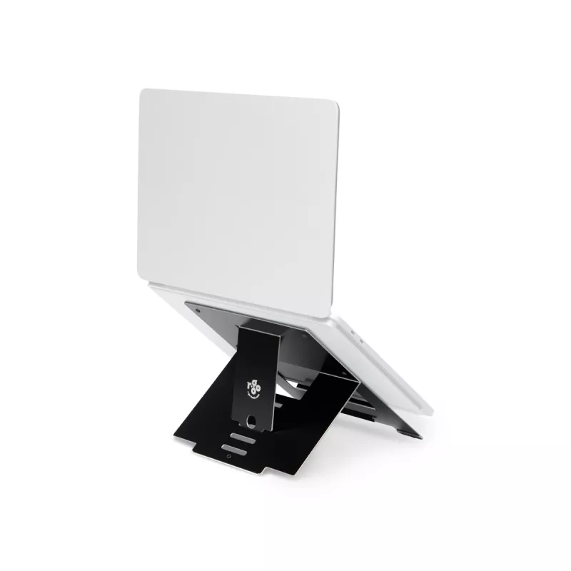 R-Go Tools Laptop-Ständer R-Go Riser Flexible, verstellbarer faltbarer Laptop-Riser, ergonomisch, Hylite-Aluminium, schwarz