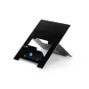 R-Go Tools Laptop-Ständer R-Go Riser Flexible, verstellbarer faltbarer Laptop-Riser, ergonomisch, Hylite-Aluminium, schwarz