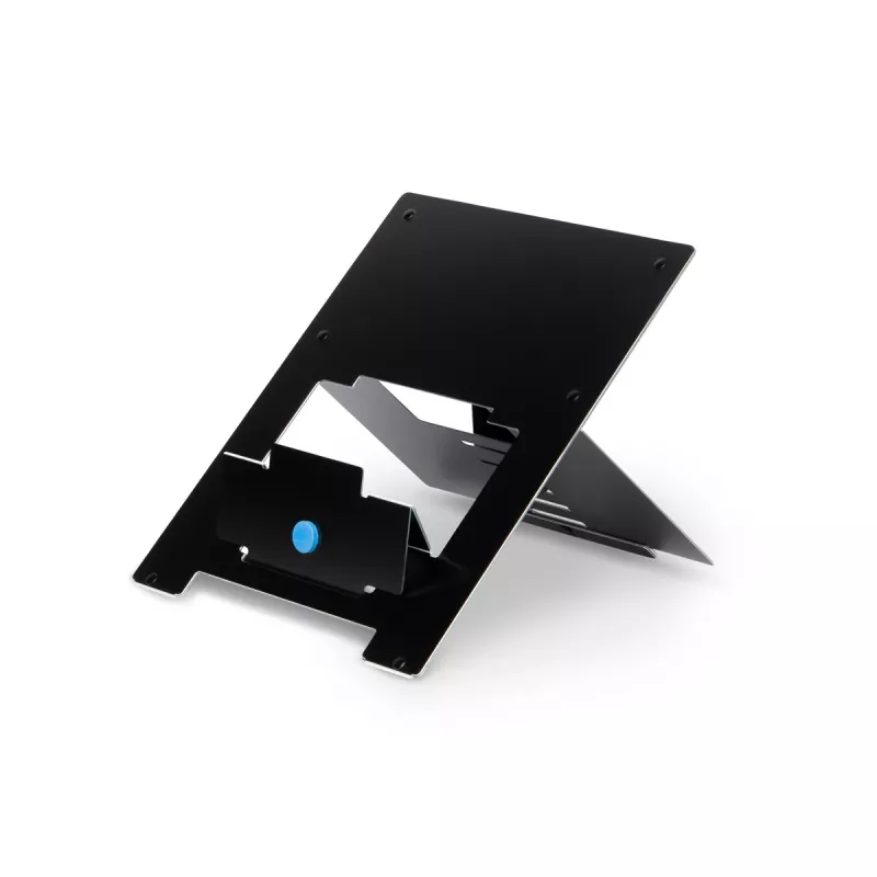 R-Go Tools Laptop-Ständer R-Go Riser Flexible, verstellbarer faltbarer Laptop-Riser, ergonomisch, Hylite-Aluminium, schwarz