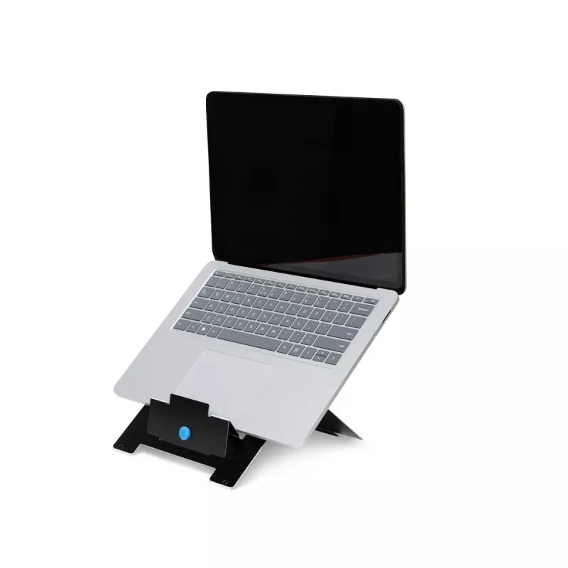 R-Go Tools Laptop-Ständer R-Go Riser Flexible, verstellbarer faltbarer Laptop-Riser, ergonomisch, Hylite-Aluminium, schwarz