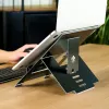 R-Go Tools Laptop-Ständer R-Go Riser Flexible, verstellbarer faltbarer Laptop-Riser, ergonomisch, Hylite-Aluminium, schwarz