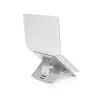 R-Go Tools Laptop-Ständer R-Go Riser Flexible, verstellbarer klappbarer Laptop-Ständer, ergonomisch, Hylite-Aluminium, silber