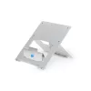 R-Go Tools Laptop-Ständer R-Go Riser Flexible, verstellbarer klappbarer Laptop-Ständer, ergonomisch, Hylite-Aluminium, silber
