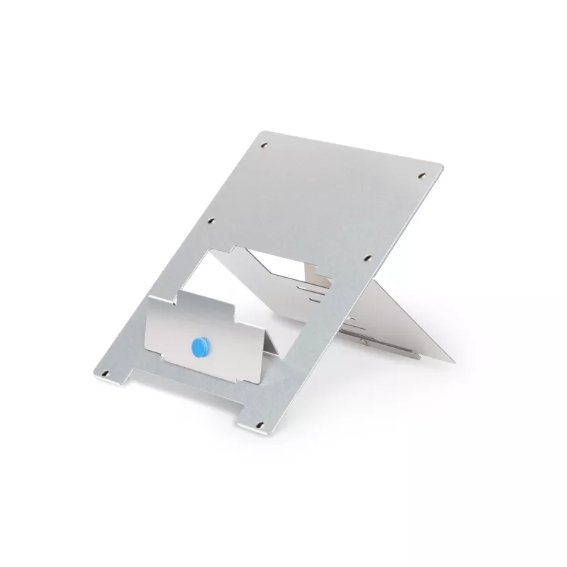 R-Go Tools Laptop-Ständer R-Go Riser Flexible, verstellbarer klappbarer Laptop-Ständer, ergonomisch, Hylite-Aluminium, silber