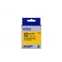 Epson Labelkassette Pastell LK-4YBP Schwarz/Gelb 12 mm (9 m)