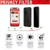 Displex Privacy Full Cover Screen Protector (10H) für Apple iPhone 12 Pro Max, Eco-Montagerahmen, Privacy-Filter, gehärtetes Glas, kratzfeste Schutzfolie, case-freundlich