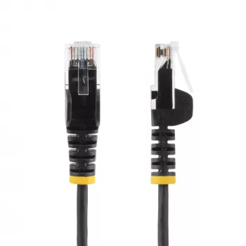 StarTech.com 1,5 m CAT6-Kabel – schlank – rastnasenfeste RJ45-Stecker – Schwarz