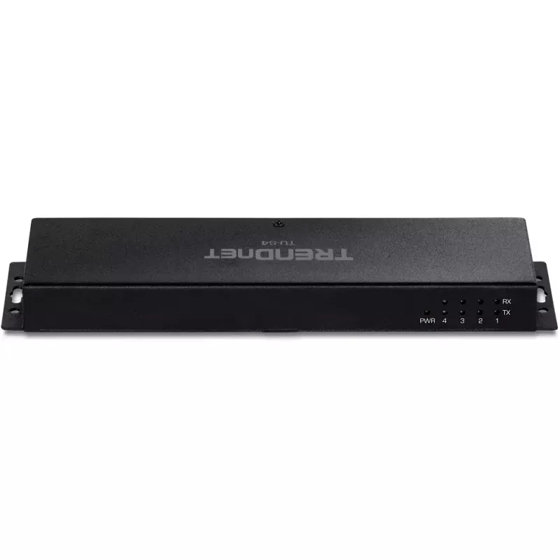 Schnittstellenkarten-Adapter RS-232 Trendnet TU-S4 USB Typ-B Buchse Schwarz