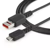 StarTech.com 1m Secure Ladekabel – USB-A auf Micro-USB Datenblocker Nur-Ladekabel – Nur-Strom-Ladekabel für Telefon/Tablet – Datenblockierender USB-Schutzadapterkabel