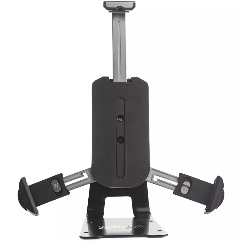 StarTech.com Sicherer Tablet-Ständer mit K-Slot-Kabelschloss – abschließbare Tablet-Halterung für 7,9-Zoll- bis 13-Zoll-Tablets – universelle, verstellbare Tablet-Montierung für Schreibtisch/Oberfläche – abschließbare Diebstahlschutz-Halterung