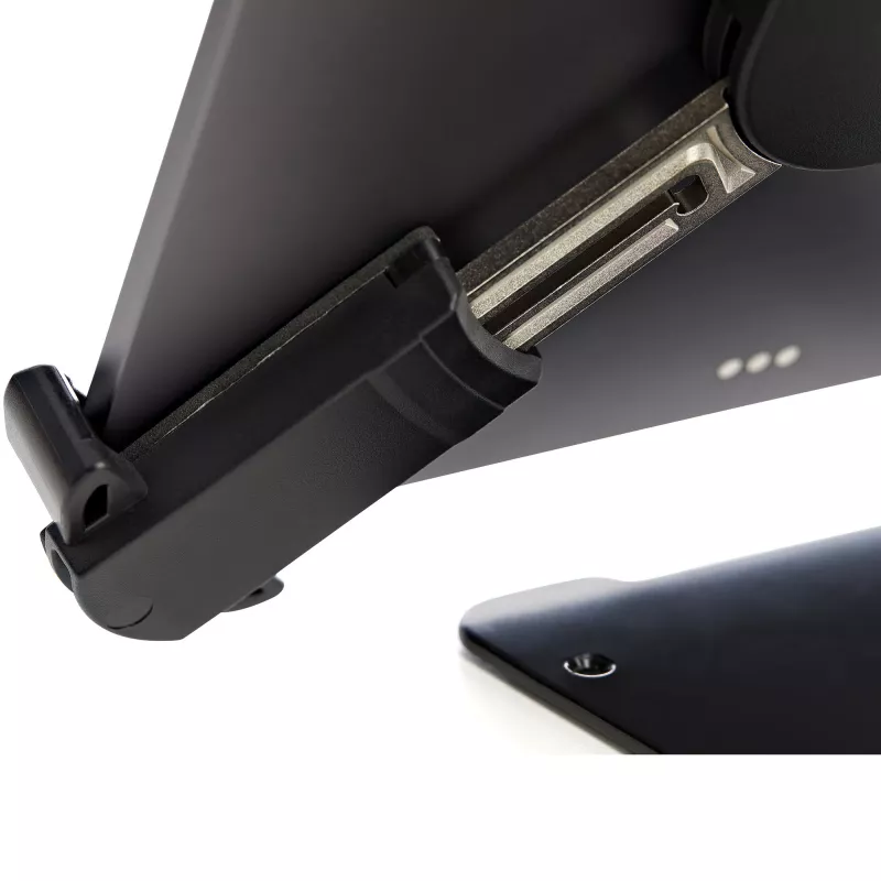 StarTech.com Sicherer Tablet-Ständer mit K-Slot-Kabelschloss – abschließbare Tablet-Halterung für 7,9-Zoll- bis 13-Zoll-Tablets – universelle, verstellbare Tablet-Montierung für Schreibtisch/Oberfläche – abschließbare Diebstahlschutz-Halterung
