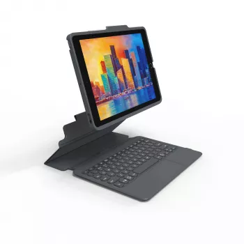 ZAGG Tastatur Pro Keys with Trackpad-Apple-iPad 10.2-Schwarz/Gray-German