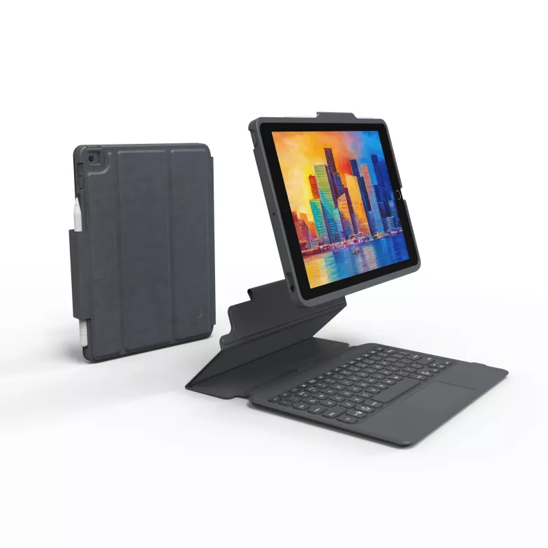 ZAGG Tastatur Pro Keys with Trackpad-Apple-iPad 10.2-Schwarz/Gray-German