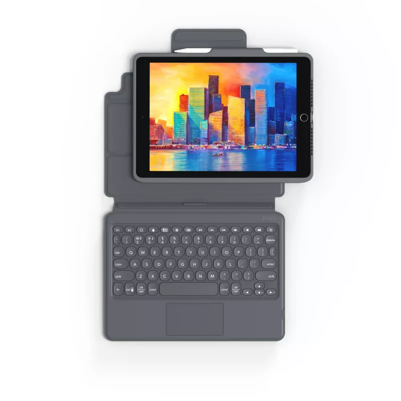 ZAGG Tastatur Pro Keys with Trackpad-Apple-iPad 10.2-Schwarz/Gray-German