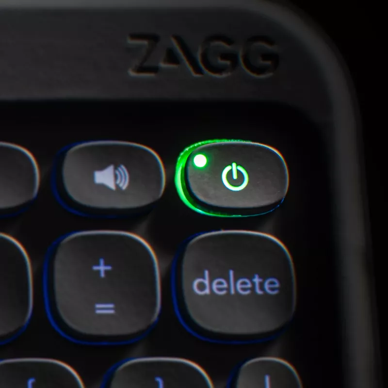 ZAGG Tastatur Pro Keys with Trackpad-Apple-iPad 10.2-Schwarz/Gray-German
