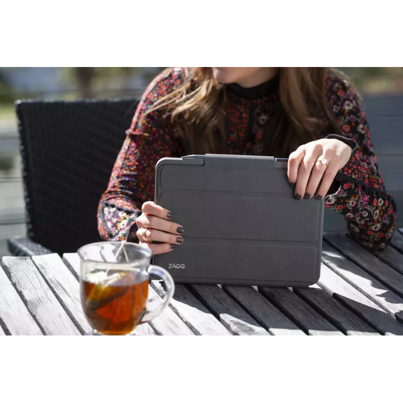 ZAGG Tastatur Pro Keys with Trackpad-Apple-iPad 10.2-Schwarz/Gray-German