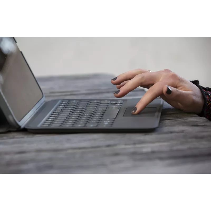 ZAGG Tastatur Pro Keys with Trackpad-Apple-iPad 10.2-Schwarz/Gray-German