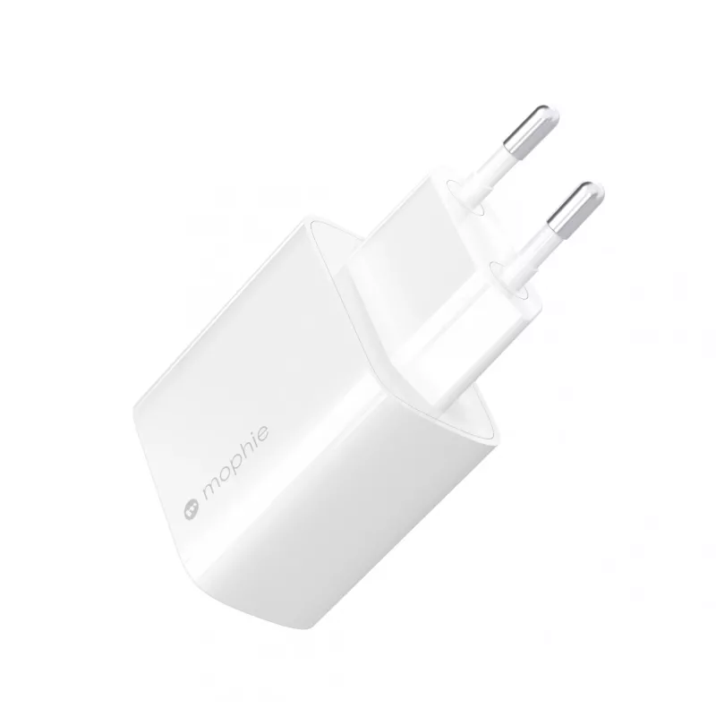 Wandadapter mophie Accessories USB-C 30W GaN Weiß EU Schnellladung