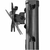 StarTech.com Mobiler Workstation-Wagen mit Monitorhalterung, CPU/PC-Halter, Tastaturablage – Ergonomischer höhenverstellbarer Desktop-Computerwagen – Rollende mobile Steharbeitsstation auf Rädern