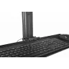 StarTech.com Mobiler Workstation-Wagen mit Monitorhalterung, CPU/PC-Halter, Tastaturablage – Ergonomischer höhenverstellbarer Desktop-Computerwagen – Rollende mobile Steharbeitsstation auf Rädern