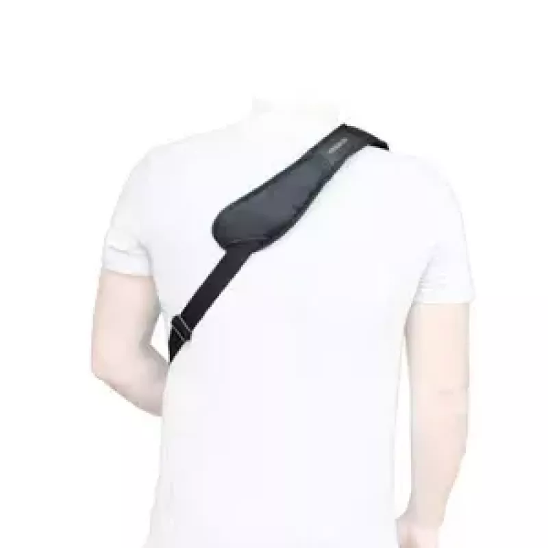Schultergurt Mobilis ERGONOMIC SHOULDER STRAP Laptop Schwarz Karabiner