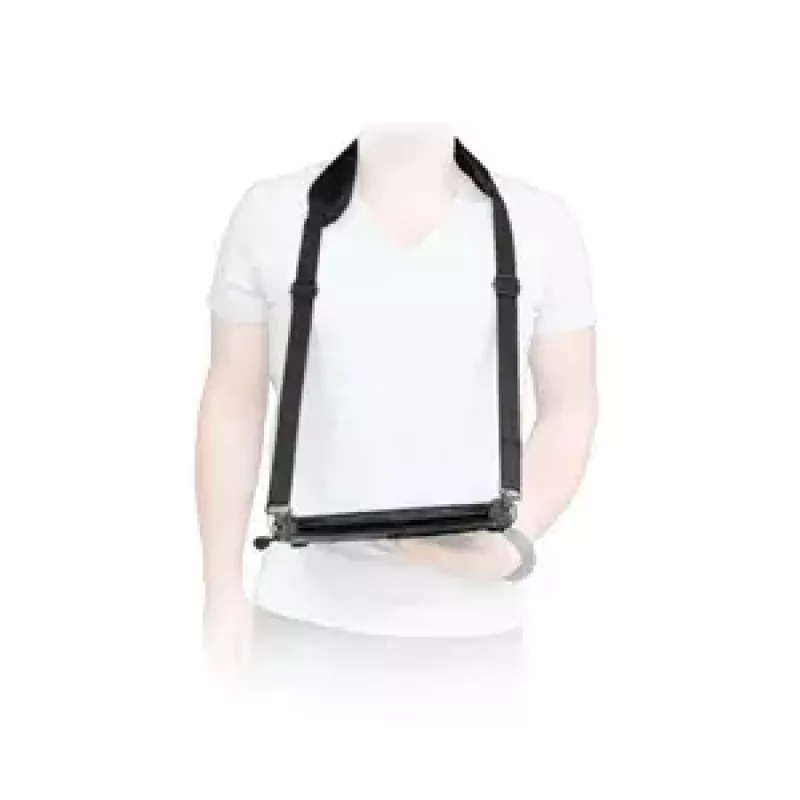 Schultergurt Mobilis ERGONOMIC SHOULDER STRAP Laptop Schwarz Karabiner