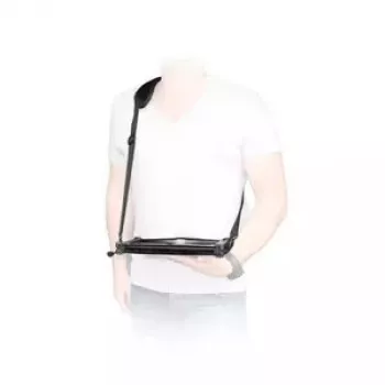Schultergurt Mobilis ERGONOMIC SHOULDER STRAP Laptop Schwarz Karabiner
