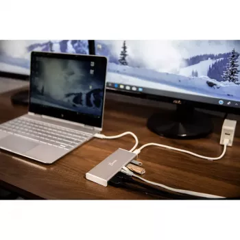 j5create JCD381-N USB Type-C™ Dual HDMI Mini Dock – Ethernet/ USB 3.1 HUB / PD2.0