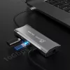 j5create JCD393 4K60 Elite USB-C® 10Gbps Mini Dock, Space Grau
