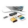 USB-Hub j5create JUH340 4-Port USB 3.0 Schwarz Aluminium