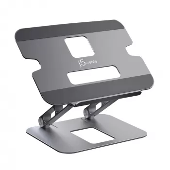 Laptop- & Tablet-Ständer j5create JTS127-N Multi-Angle Aluminium Schwarz Grau
