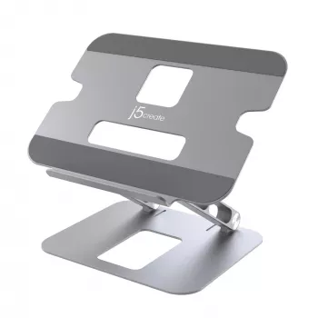 Laptop- & Tablet-Ständer j5create JTS127-N Multi-Angle Aluminium Schwarz Grau